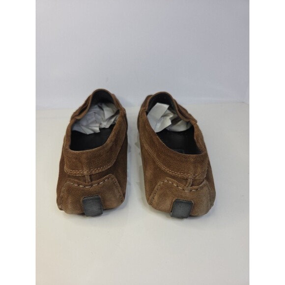 To Boot New York Mitchum Brown Suede Moc Toe Penny Loafer Driving Shoes 9.5 - Picture 6 of 10